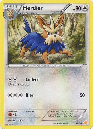 Herdier (19/30) [Black & White: Trainer Kit - Excadrill] | Exor Games Bridgewater