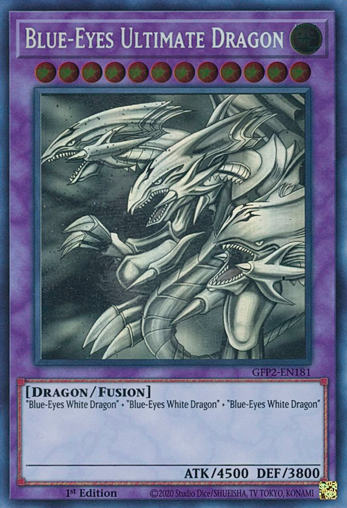 Blue-Eyes Ultimate Dragon [GFP2-EN181] Ghost Rare | Exor Games Bridgewater