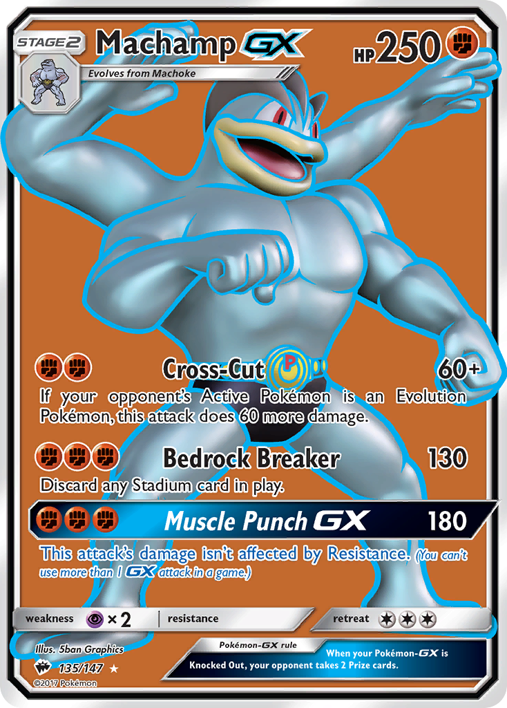 Machamp GX (135/147) [Sun & Moon: Burning Shadows] | Exor Games Bridgewater