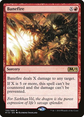 Banefire [Core Set 2019] | Exor Games Bridgewater