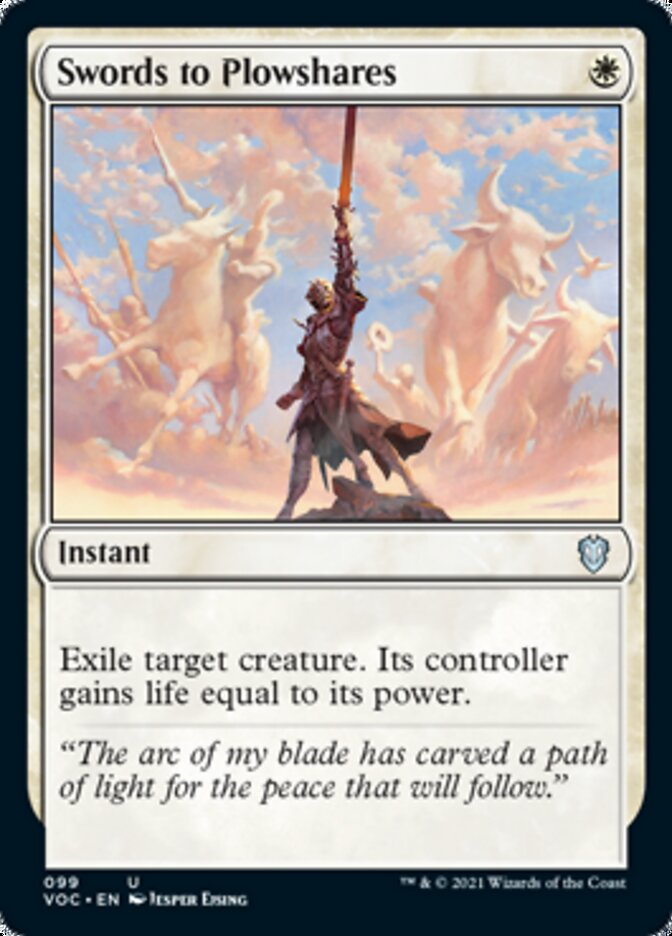Swords to Plowshares [Innistrad: Crimson Vow Commander] | Exor Games Bridgewater