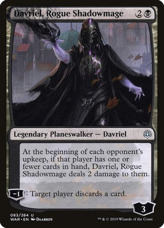 Davriel, Rogue Shadowmage [War of the Spark] | Exor Games Bridgewater