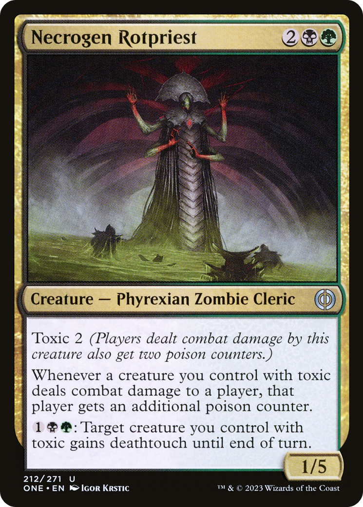 Necrogen Rotpriest [Phyrexia: All Will Be One] | Exor Games Bridgewater