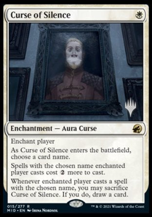 Curse of Silence (Promo Pack) [Innistrad: Midnight Hunt Promos] | Exor Games Bridgewater