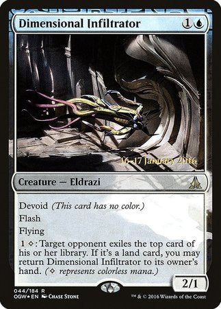 Dimensional Infiltrator [Oath of the Gatewatch Promos] | Exor Games Bridgewater