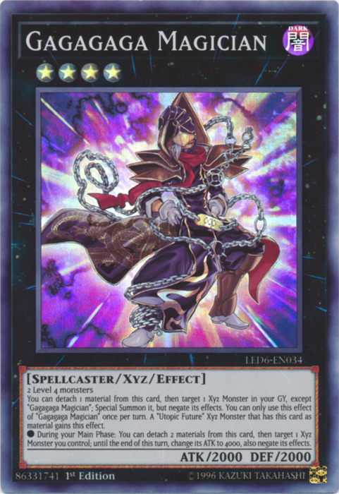 Gagagaga Magician [LED6-EN034] Super Rare | Exor Games Bridgewater