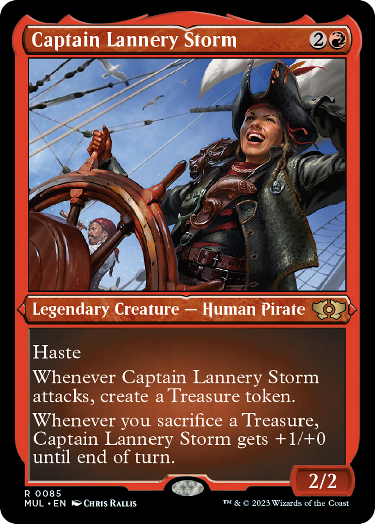 Captain Lannery Storm (Foil Etched) [Multiverse Legends] | Exor Games Bridgewater