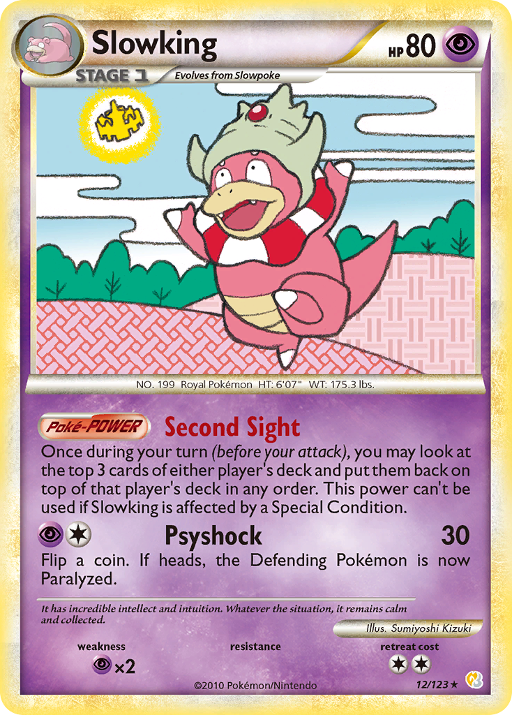 Slowking (12/123) [HeartGold & SoulSilver: Base Set] | Exor Games Bridgewater