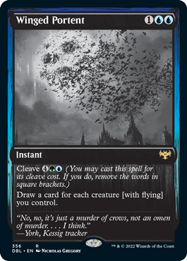 Winged Portent [Innistrad: Double Feature] | Exor Games Bridgewater