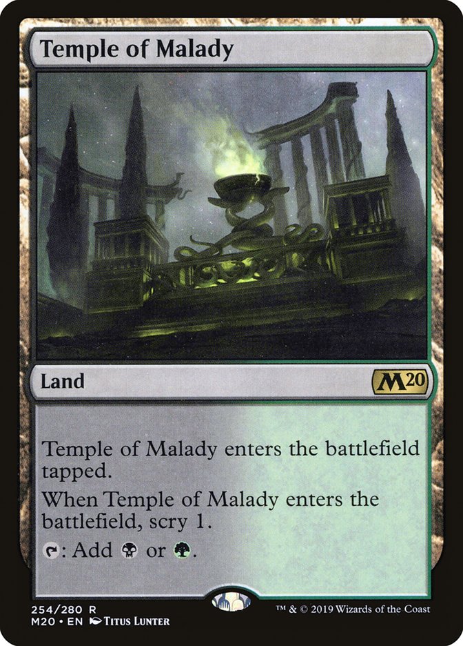 Temple of Malady [Core Set 2020] | Exor Games Bridgewater