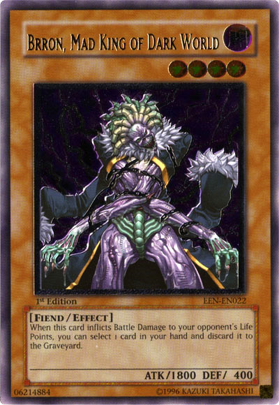Brron, Mad King of Dark World [EEN-EN022] Ultimate Rare | Exor Games Bridgewater