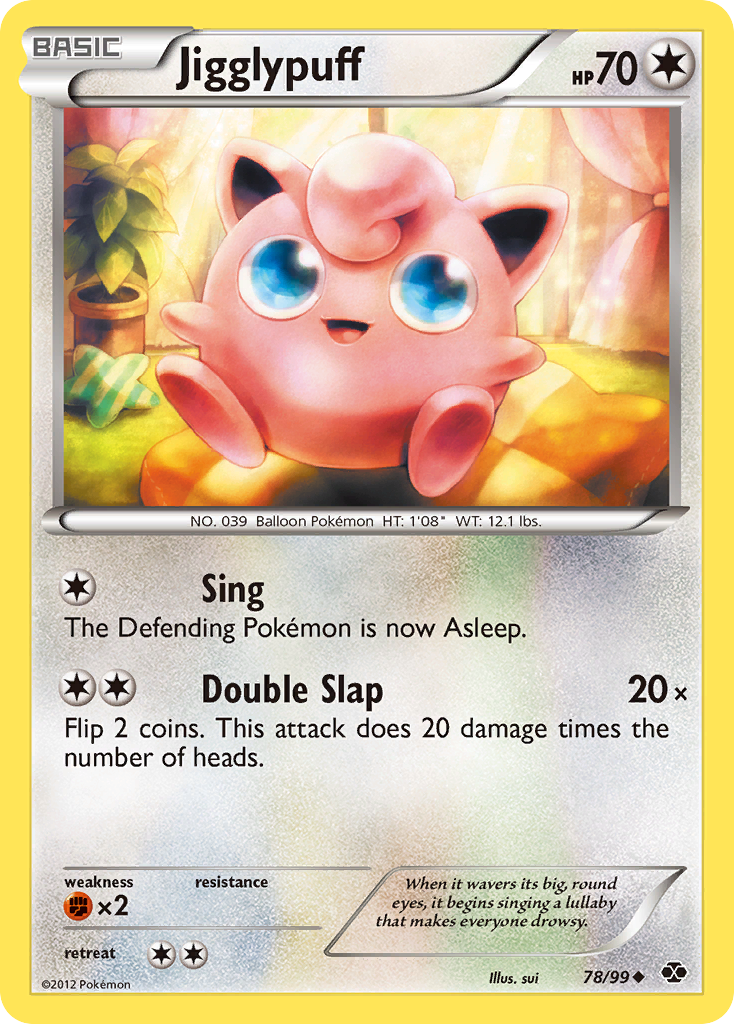 Jigglypuff (78/99) [Black & White: Next Destinies] | Exor Games Bridgewater