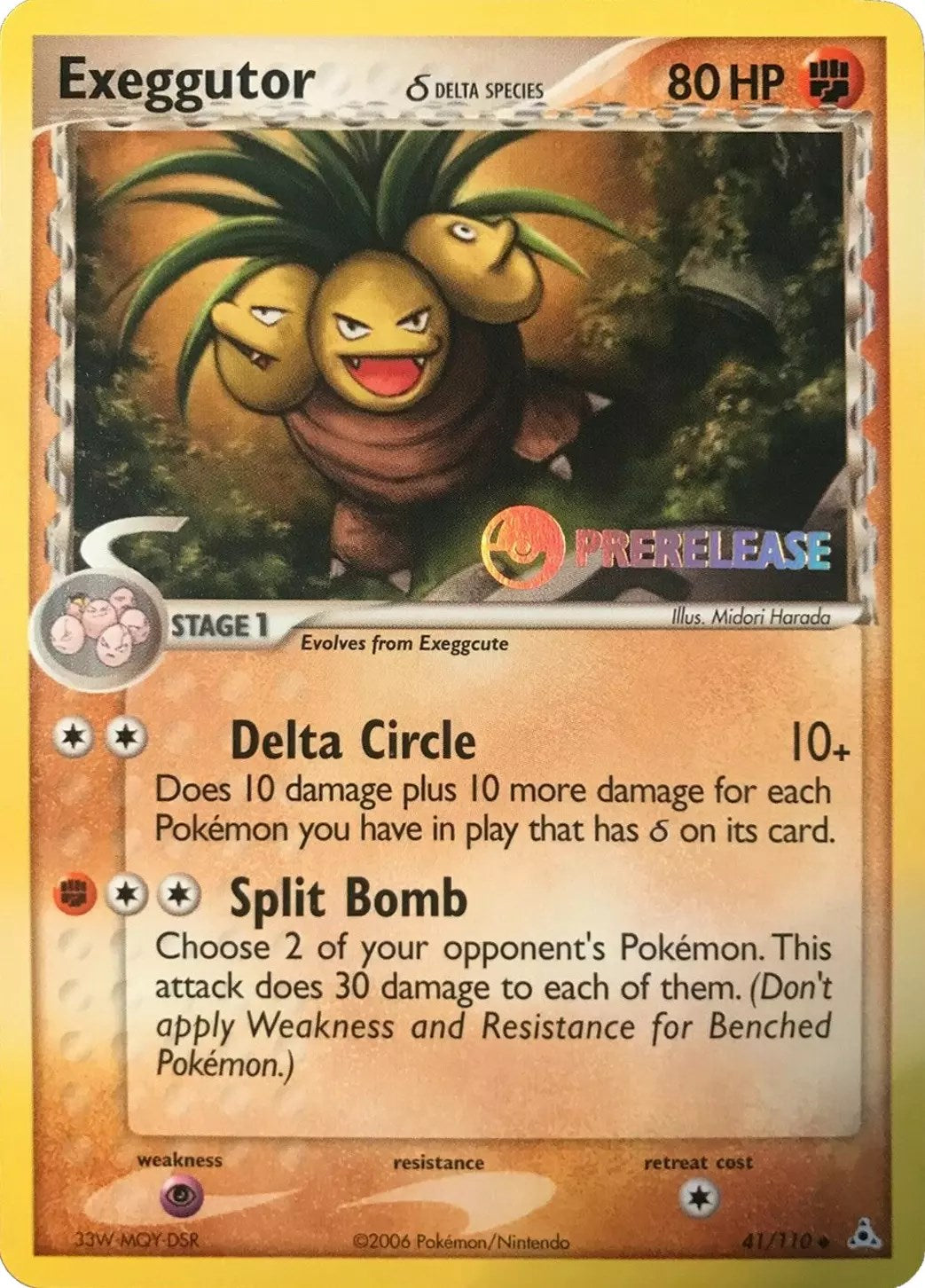 Exeggutor (41/110) (Prerelease) [EX: Holon Phantoms] | Exor Games Bridgewater