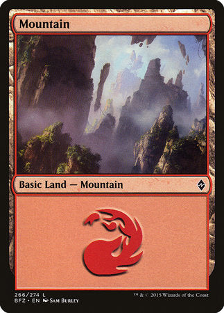 Mountain (266) [Battle for Zendikar] | Exor Games Bridgewater