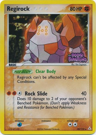 Regirock (28/110) (Stamped) [EX: Holon Phantoms] | Exor Games Bridgewater