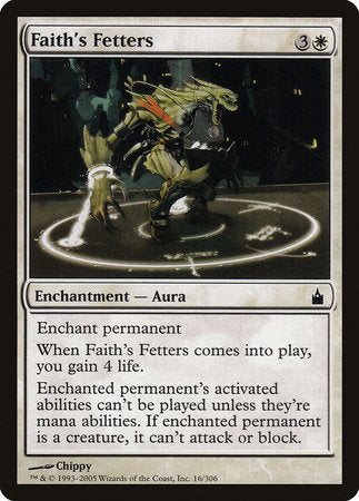 Faith's Fetters [Ravnica: City of Guilds] | Exor Games Bridgewater