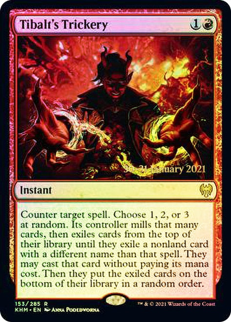 Tibalt's Trickery  [Kaldheim Prerelease Promos] | Exor Games Bridgewater