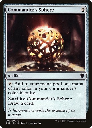 Commander's Sphere [Commander 2017] | Exor Games Bridgewater