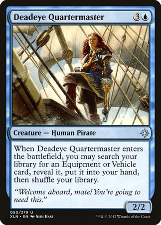 Deadeye Quartermaster [Ixalan] | Exor Games Bridgewater