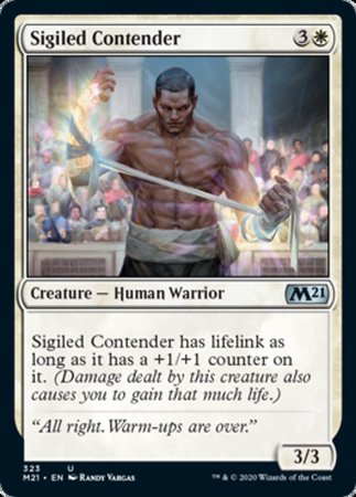 Sigiled Contender [Core Set 2021] | Exor Games Bridgewater