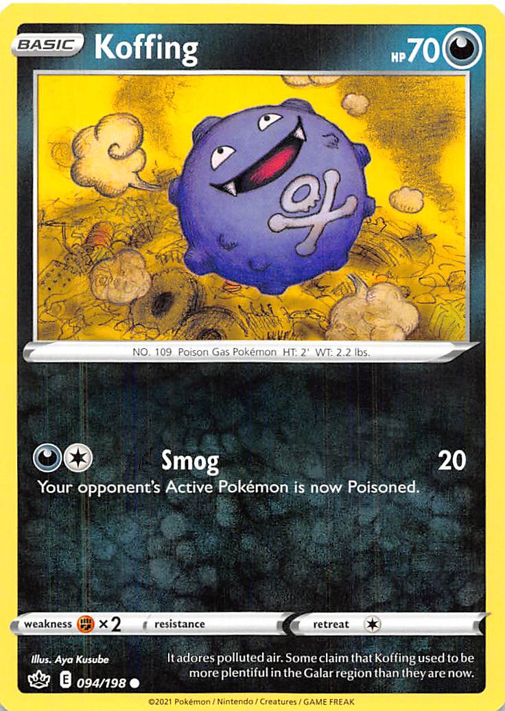 Koffing (094/198) [Sword & Shield: Chilling Reign] | Exor Games Bridgewater