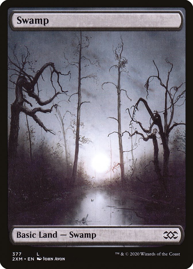 Swamp (377) [Double Masters] | Exor Games Bridgewater