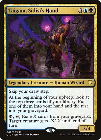 Taigam, Sidisi's Hand [Commander 2017] | Exor Games Bridgewater