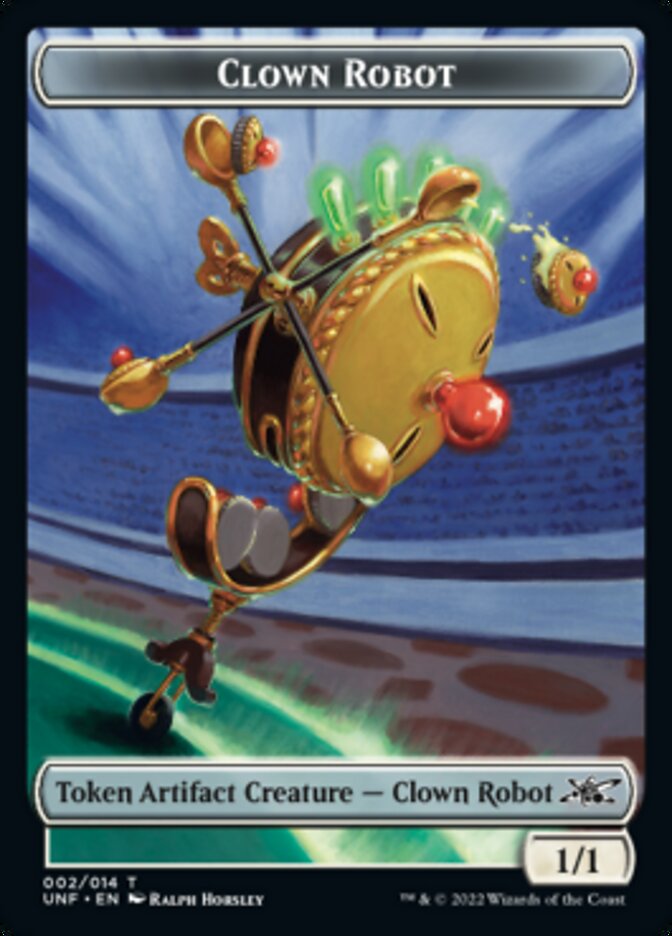 Clown Robot (002) Token [Unfinity Tokens] | Exor Games Bridgewater