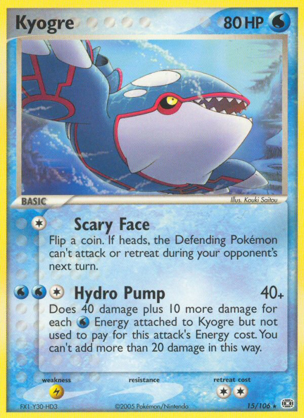 Kyogre (15/106) [EX: Emerald] | Exor Games Bridgewater