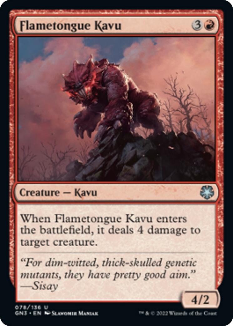 Flametongue Kavu [Game Night: Free-for-All] | Exor Games Bridgewater