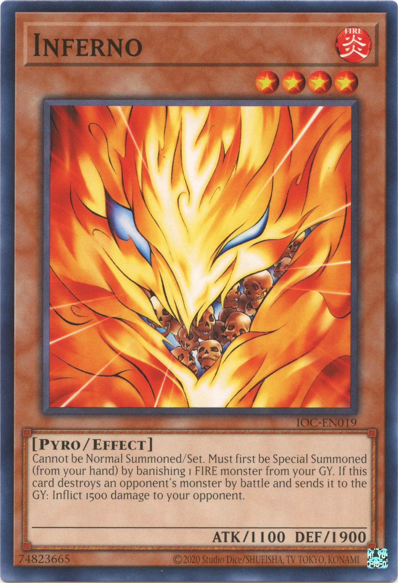 Inferno (25th Anniversary) [IOC-EN019] Common | Exor Games Bridgewater