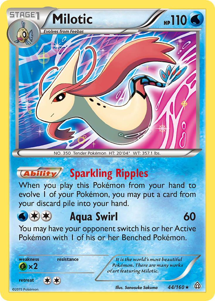 Milotic (44/160) [XY: Primal Clash] | Exor Games Bridgewater