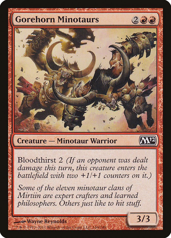 Gorehorn Minotaurs [Magic 2012] | Exor Games Bridgewater