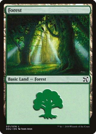 Forest (31) [Duel Decks: Elves vs. Inventors] | Exor Games Bridgewater