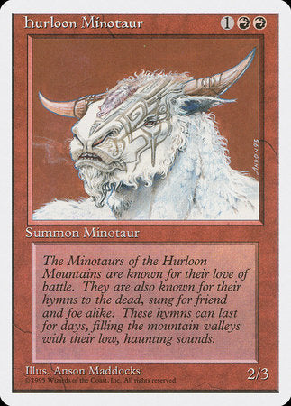 Hurloon Minotaur [Fourth Edition] | Exor Games Bridgewater