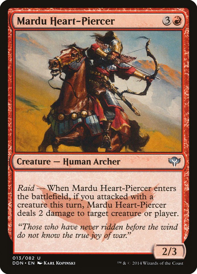 Mardu Heart-Piercer [Duel Decks: Speed vs. Cunning] | Exor Games Bridgewater