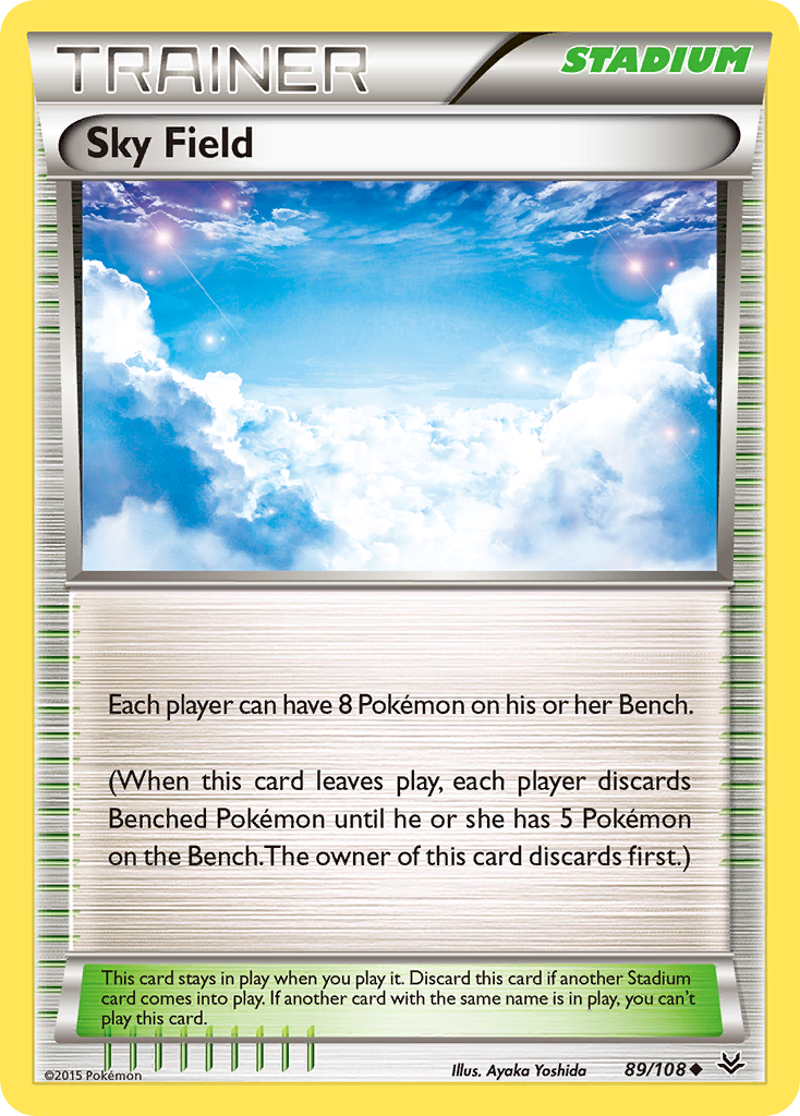 Sky Field (89/108) [XY: Roaring Skies] | Exor Games Bridgewater