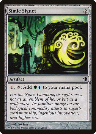 Simic Signet [Commander 2013] | Exor Games Bridgewater