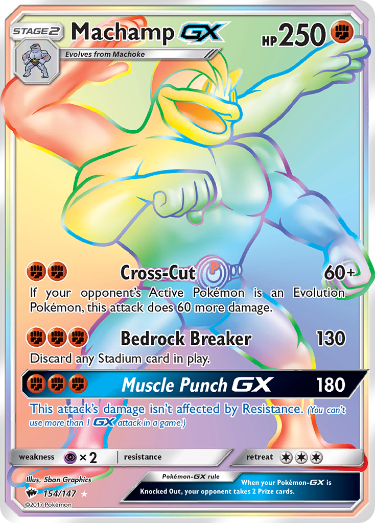 Machamp GX (154/147) [Sun & Moon: Burning Shadows] | Exor Games Bridgewater