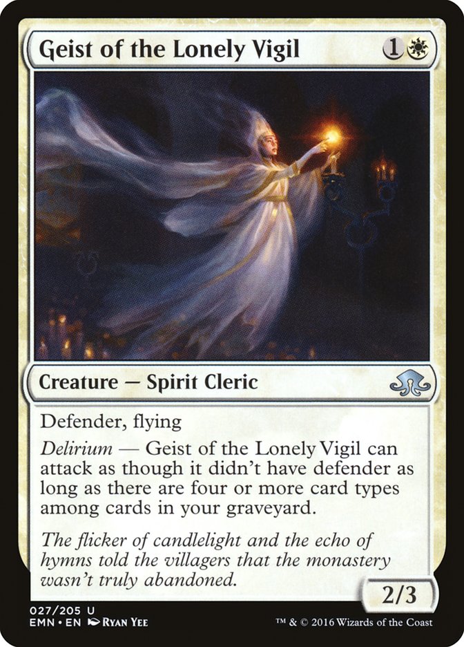 Geist of the Lonely Vigil [Eldritch Moon] | Exor Games Bridgewater