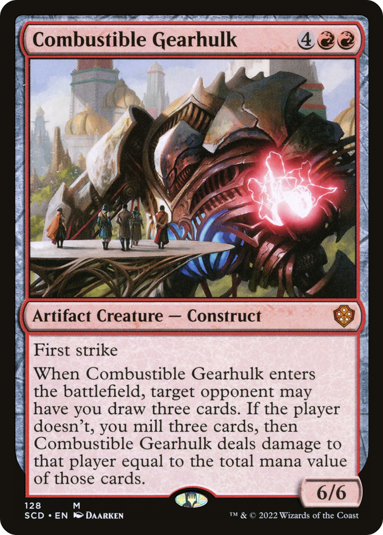Combustible Gearhulk [Starter Commander Decks] | Exor Games Bridgewater