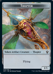 Golem (025) // Thopter Token [Commander 2021 Tokens] | Exor Games Bridgewater