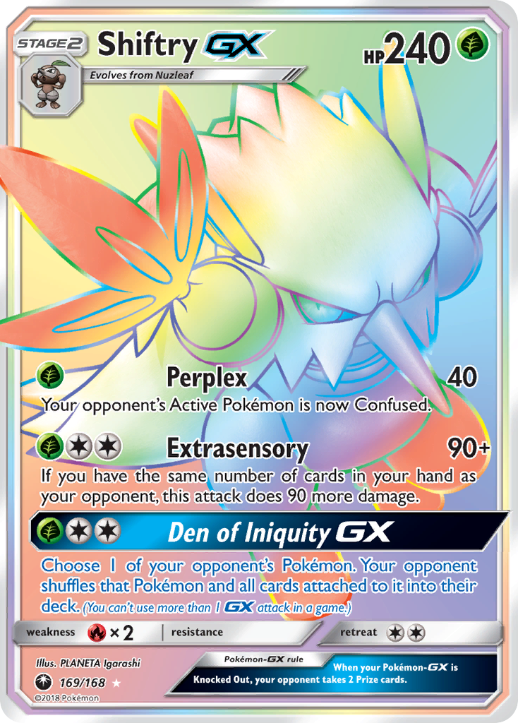 Shiftry GX (169/168) [Sun & Moon: Celestial Storm] | Exor Games Bridgewater