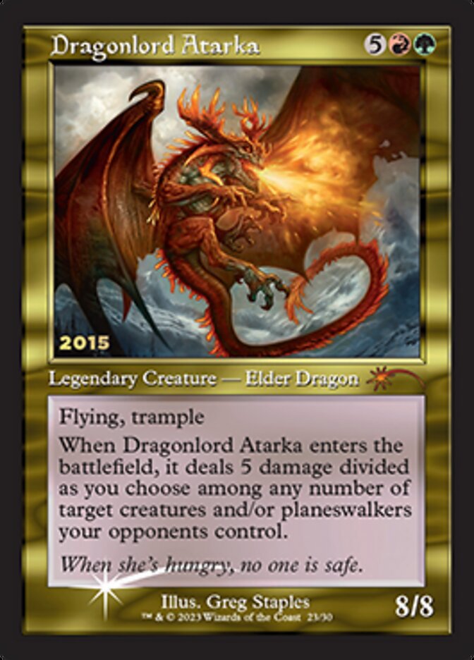 Dragonlord Atarka [30th Anniversary Promos] | Exor Games Bridgewater