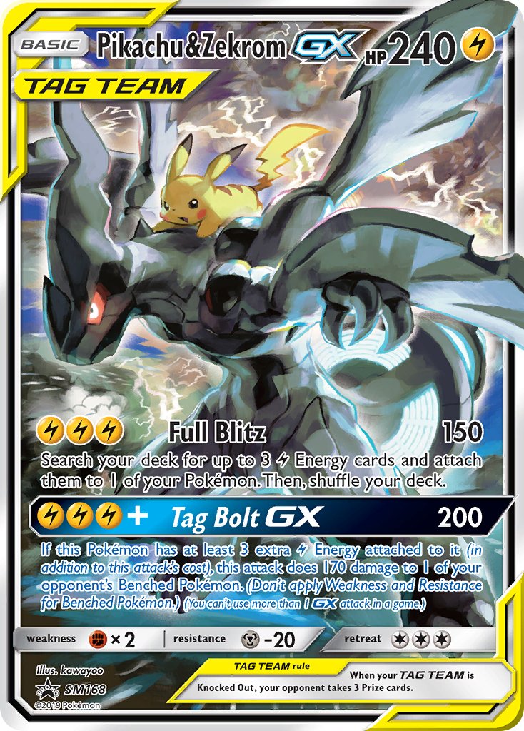 Pikachu & Zekrom GX (SM168) [Sun & Moon: Black Star Promos] | Exor Games Bridgewater