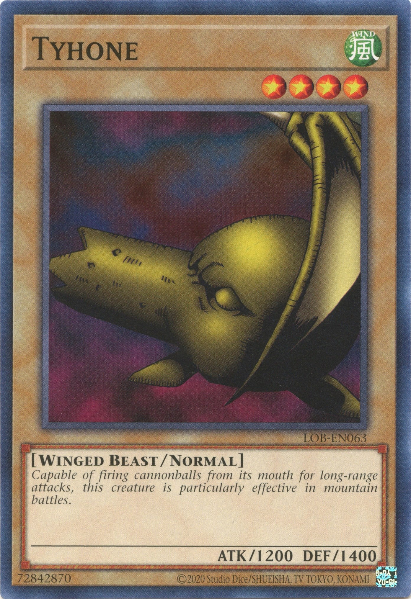 Tyhone (25th Anniversary) [LOB-EN063] Common | Exor Games Bridgewater
