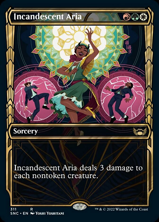 Incandescent Aria (Showcase Golden Age) [Streets of New Capenna] | Exor Games Bridgewater