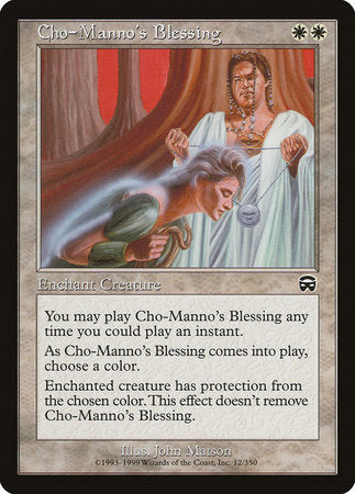 Cho-Manno's Blessing [Mercadian Masques] | Exor Games Bridgewater