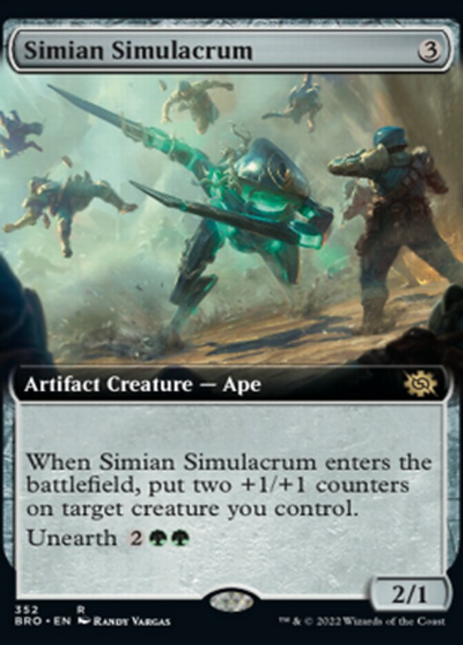 Simian Simulacrum (Extended Art) [The Brothers' War] | Exor Games Bridgewater