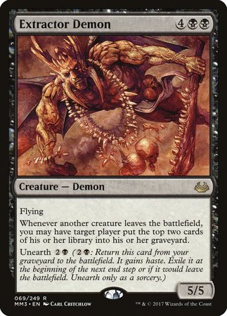 Extractor Demon [Modern Masters 2017] | Exor Games Bridgewater